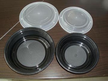 32oz Disposable PP Round Food Container , Plastic Containers With Lids